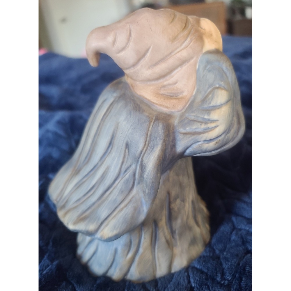 Vintage 1985 WNS Ceramic Wizard Figurine Statue Blue Robe Fantasy Decor - Picture 2 of 6